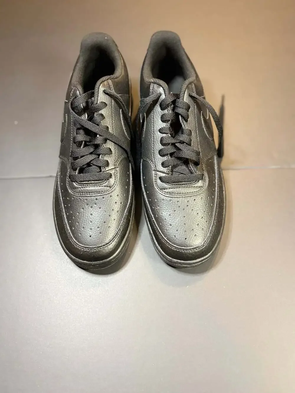 Nike Court Vision Low 'Triple Black' Lifestyle Sneakers